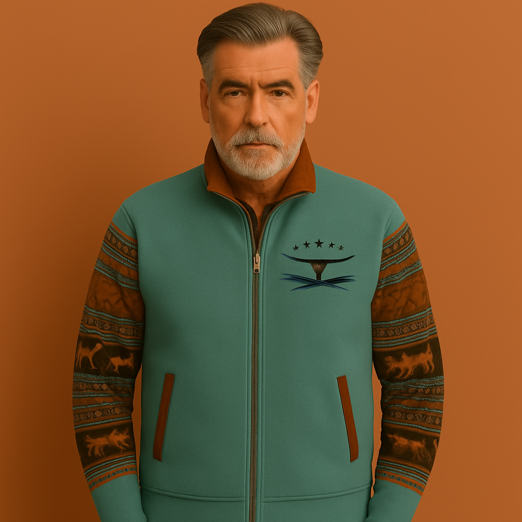 Warme zip-up winterjas voor heren in donkerblauwe kleur met zachte voering en comfortabel ontwerp voor koude dagen.