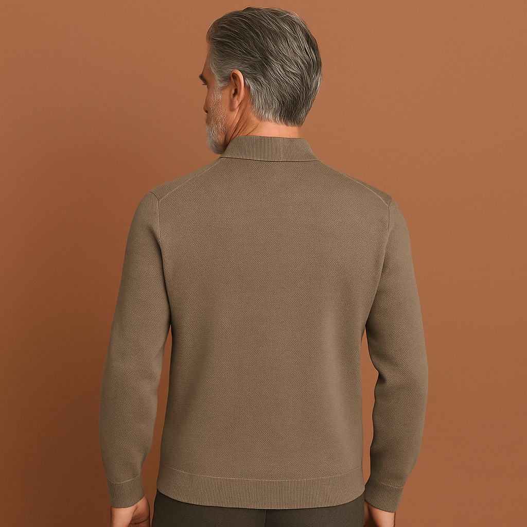 Heren vest in grijs met minimalistisch design, zacht en comfortabel voor casual en stijlvolle outfits.