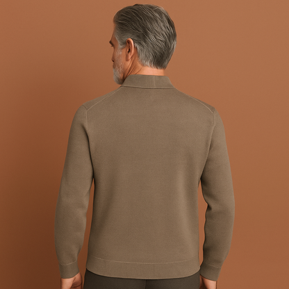 Heren vest in grijs met minimalistisch design, zacht en comfortabel voor casual en stijlvolle outfits.