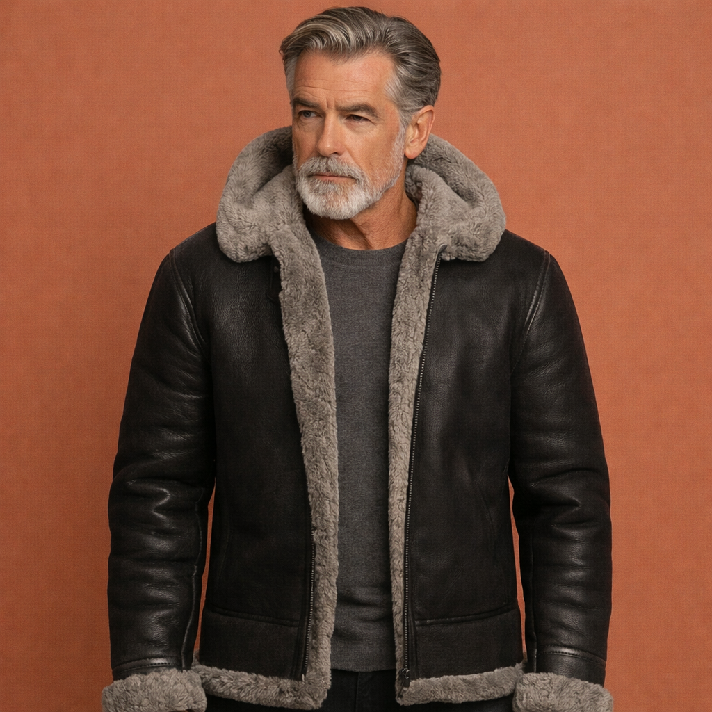 Grijze warme winterjas voor heren met comfortabele pasvorm, ideaal voor dagelijks gebruik en koude dagen.