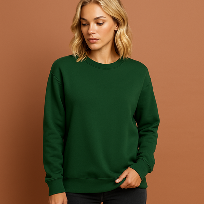 Comfortabel casual sweatshirt voor dames in groene kleur, ideaal voor dagelijks gebruik en vrije tijd.