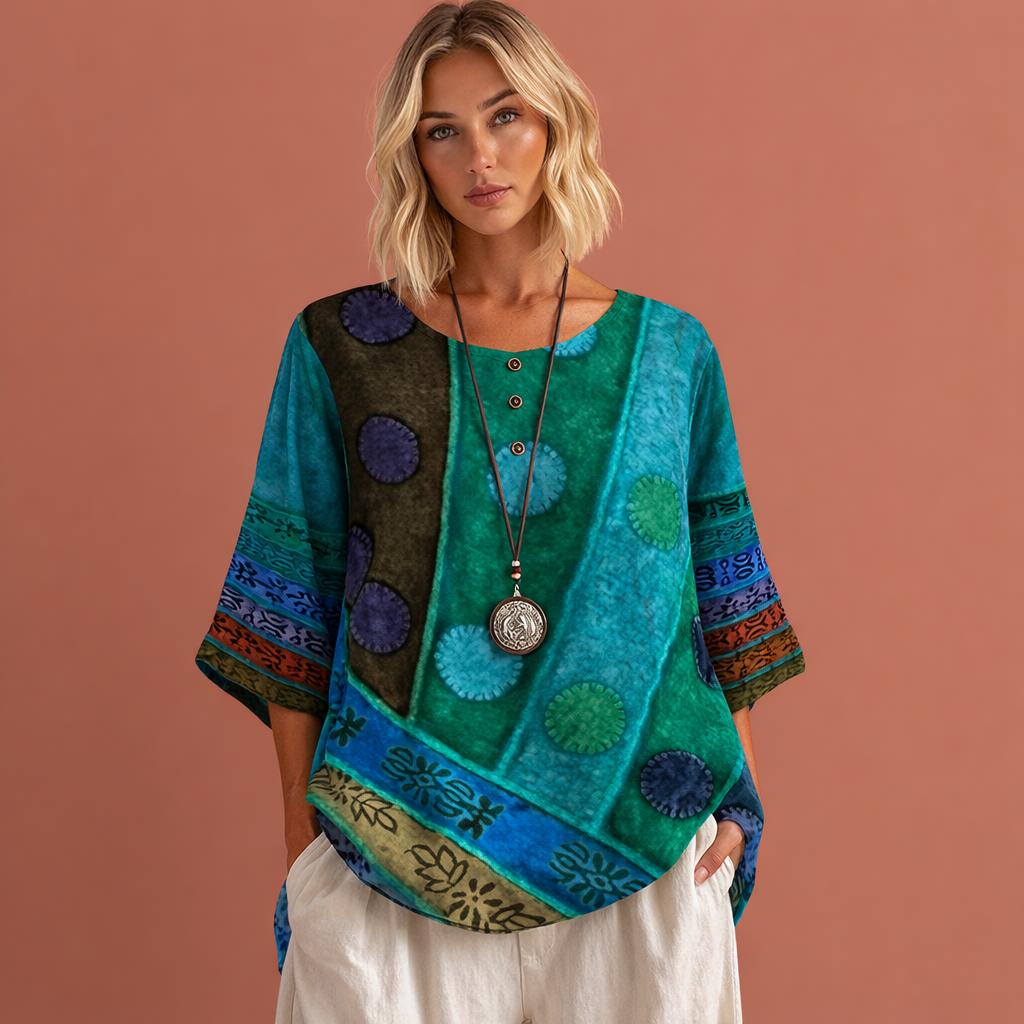 Dames zomertop in groen met minimalistisch design, zacht en comfortabel voor casual en stijlvolle outfits.