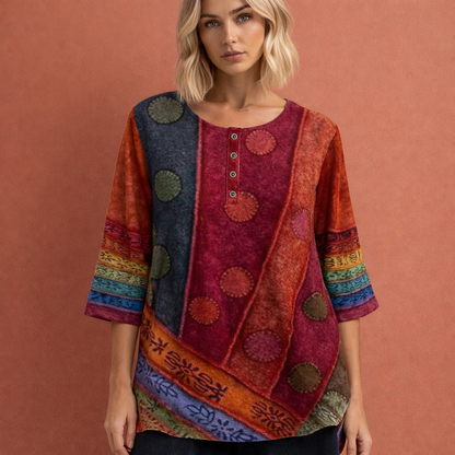 Dames zomertop in rood met minimalistisch design, zacht en comfortabel voor casual en stijlvolle outfits.