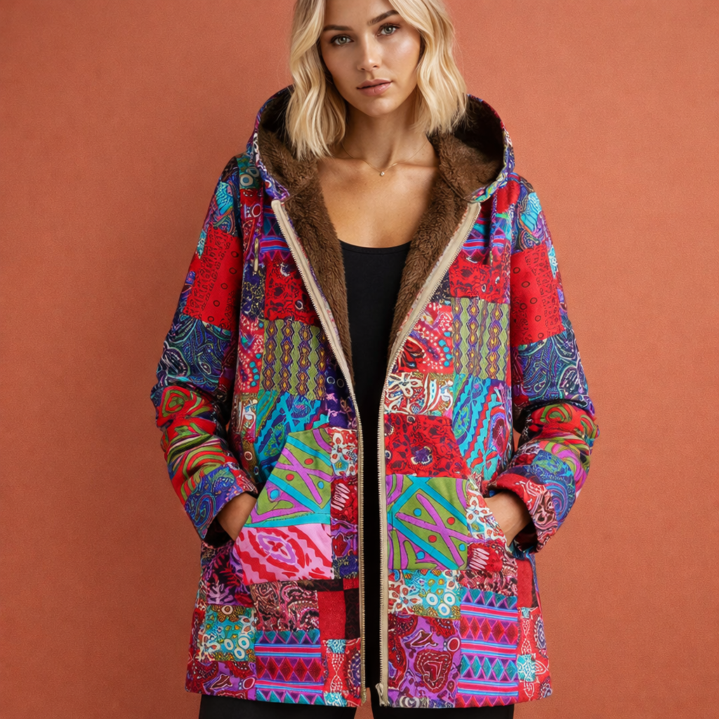 Roze dames jas met capuchon en comfortabele pasvorm, ideaal voor dagelijks gebruik en koude dagen.