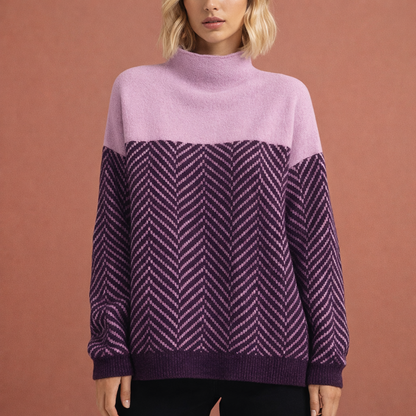 Violet elegante coltrui voor dames met comfortabele pasvorm, geschikt voor dagelijks gebruik en nette outfits.