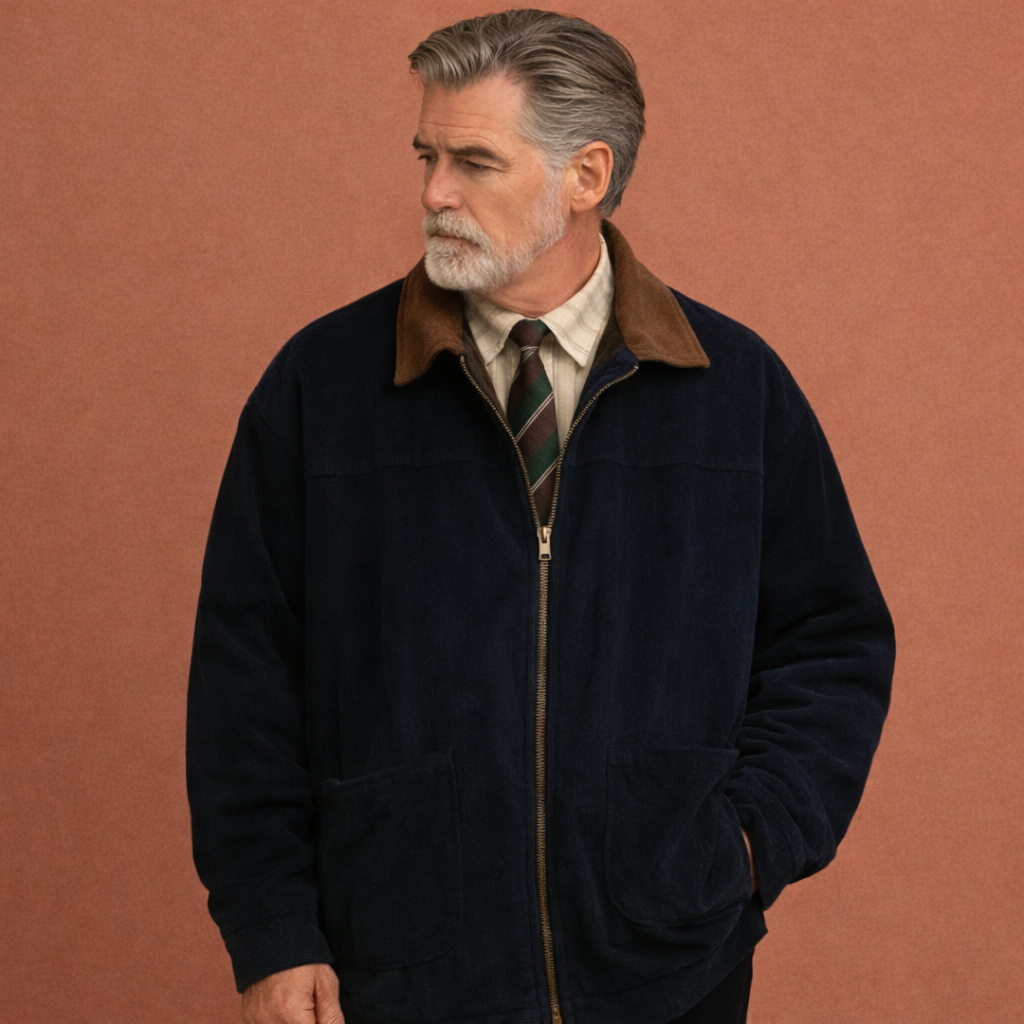 Zwarte bomberjas voor heren met zichtbare en comfortabele pasvorm voor dagelijks gebruik in herfst en winter.